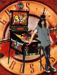 Slash et le flipper Guns N' Roses
