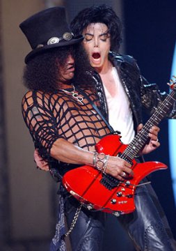 Slash et Michael Jackson au Madison Square Garden